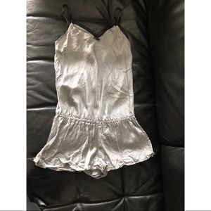 Victoria’s Secret Silk Pajama Romper